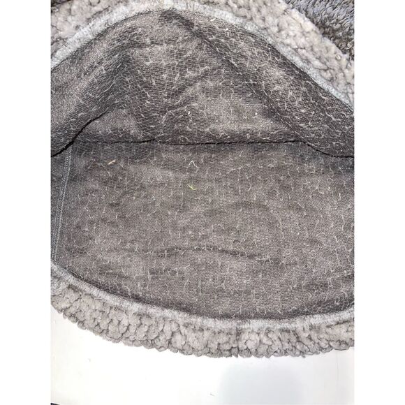 Simply Southern Sherpa Pullover Sweater Women's Small Gray 1/4 Zip A51 - Picture 3 of 7